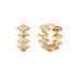Gold Multi Sparkle Huggies